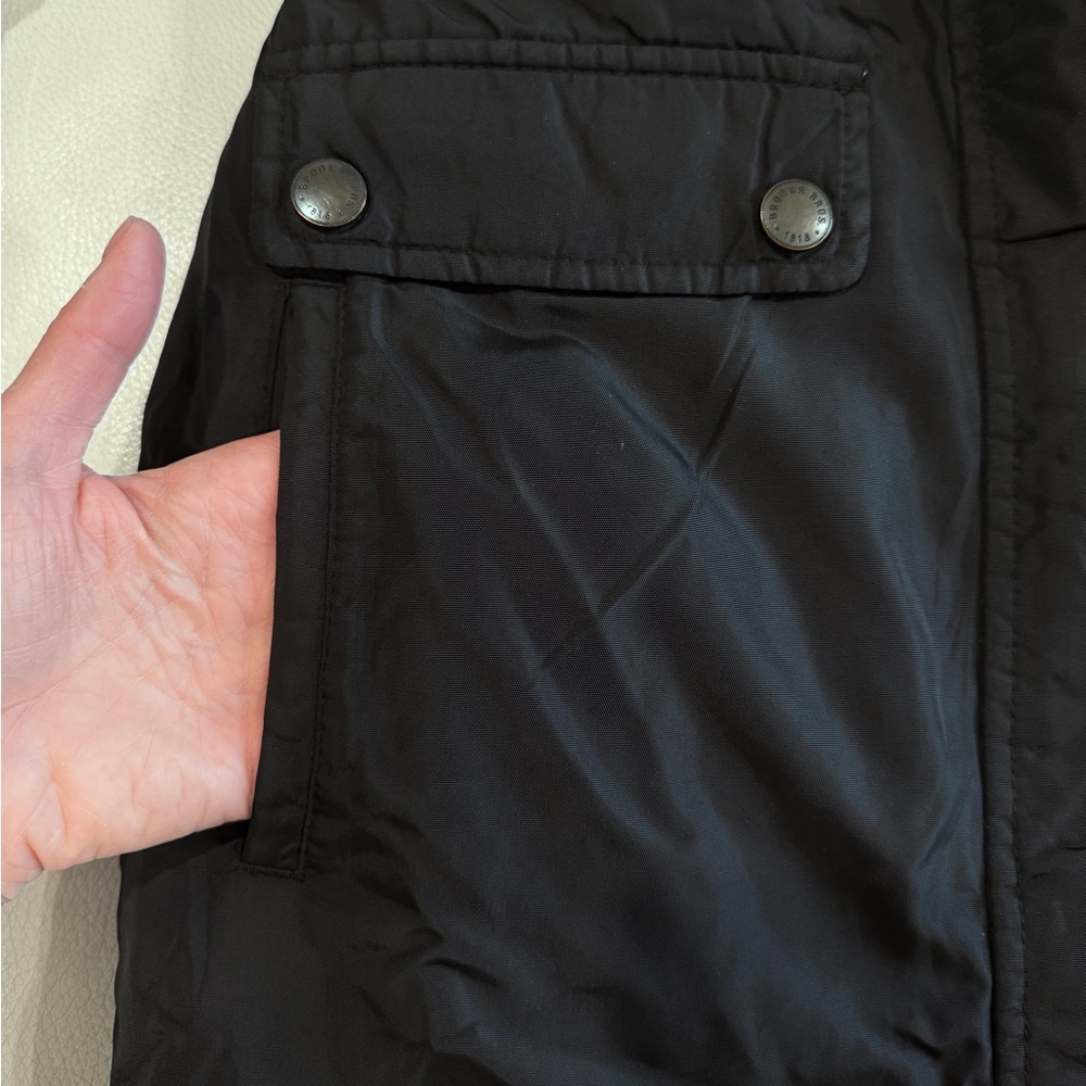 BROOKS BROTHERS Winter Black Coat In XS Petite - Picture 7 of 17